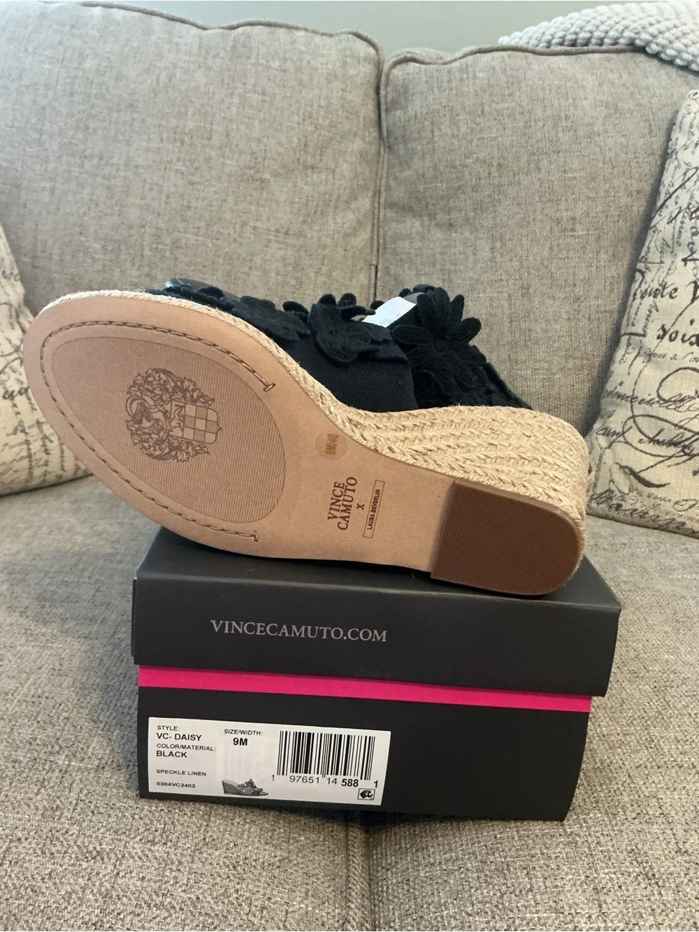 Vince Camuto X Laura Beverlin Wedge Sandals